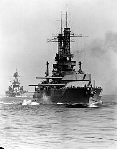 USS Idaho (BB-42) USS Texas (BB-35) - NH 73834