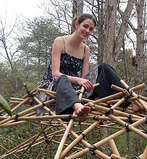 Hart in 2012, sitting on top of a finished project