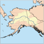 Map of the Yukon River Watershed