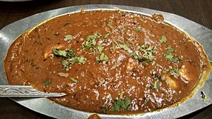 An aesthetic Panner Butter Masala