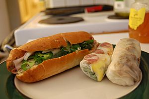 Banh mi and cuon