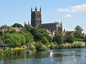 Cathedral from river