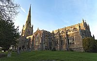 Church of St John Thaxted, Essex England - from southeast