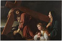 Cristo con la cruz a cuestas contemplado por María y el alma cristiana (Museo del Prado)