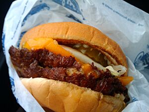 Culver's Double Butterburger with Cheddar