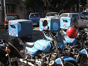 Domino's Pizza Motor Bikes