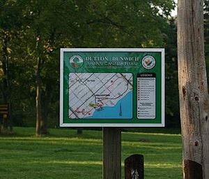 Dutton-Dunwich Trans Canada Trail sign