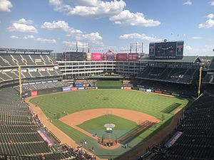 Globe Life Park in 2018