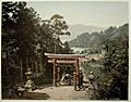 Hakone, hand-colored print 1860-1900