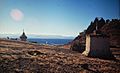 Manasarovar with small temples