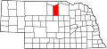 State map highlighting Rock County