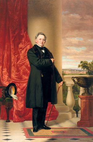 Portrait of Matthew Vassar by Charles Loring Elliott