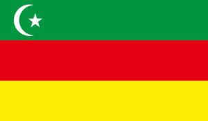 Proposed Flag of the Alash Autonomy (horizontal)