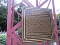 Sparkill Creek Drawbridge - Plaque