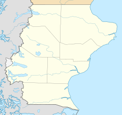 Laguna del Carbón is located in Santa Cruz Province