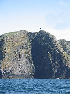 Barra Head Lighthouse cliffs