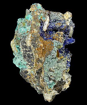 Cerussite-Rosasite-Azurite-262878