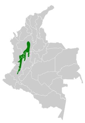 Chlorochrysa nitidissima map.svg