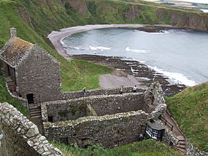 Dunnottar Castle gatehouse