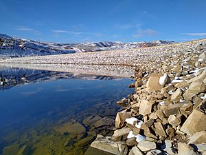 Echo reservoir dam 2019