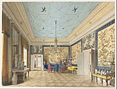 Eduard Gaertner - The Chinese Room in the Royal Palace, Berlin - Google Art Project