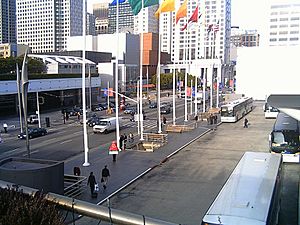 Flags Moscone Center