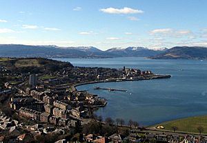 Gourock from Lyle Hill