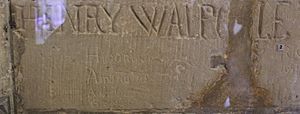 Henry Walpole graffiti