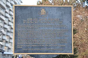 John Rae Plaque Hamilton 2017