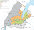 Karte-Kanton-Genf-1816-Turiner-Vertrag