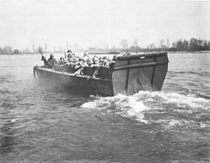 LCVP crossing the Rhine