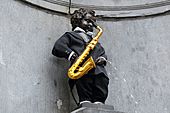 Manneken-Pis et Adolphe Sax