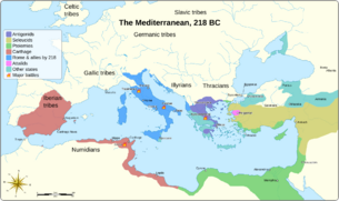 Mediterranean at 218 BC-en