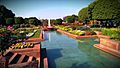 Mughal gardens fountain 