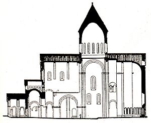 Svtitskhoveli plan from the side