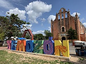 Temozón sign