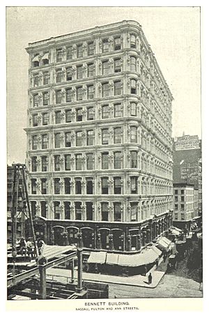 (King1893NYC) pg841 BENNETT BUILDING. NASSAU, FULTON AND ANN STREETS