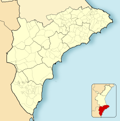 Barbarroja is located in Province of Alicante