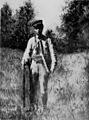 Arthur D. Howden Smith dressed in the rebel uniform of the Macedonians c. 1907