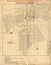 Bogalusa 1911 Map