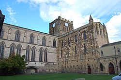 Hexham Abbey outside 3