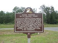 Historical marker, Creston, LA IMG 7296