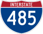 Interstate 485 marker