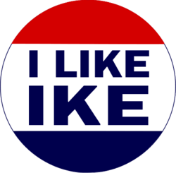 I Like Ike button, 1952