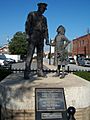 Lexington NC police statue