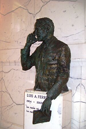 Luis A. Ferre sculpture