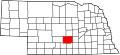 State map highlighting Buffalo County