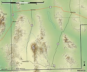 New Mexico bootheel topo v1