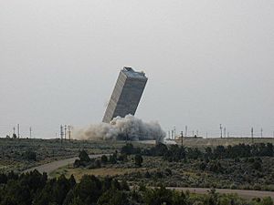 Oil Shale Shaft House Demolition