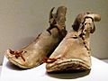 Oxhide boots. Loulan, Xinjiang. Early Han 220 BCE - 8 CE